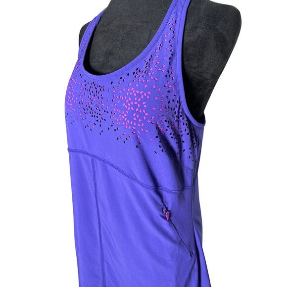 Title Nine Purple Racerback Athletic Dress w/ Built-In Bra – Size M - Picture 4 of 7